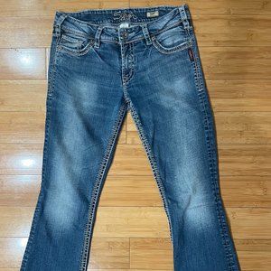SILVER SUKI BOOTCUT 28/30 WOMENS DENIM JEANS